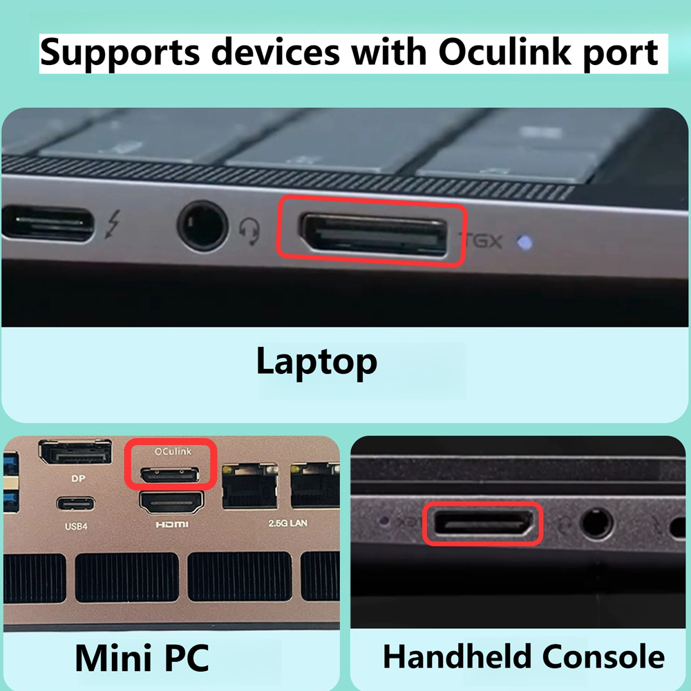 Oculink eGPU Graphics Card Doc - đánh giá và giá Oculink Egpu Mini Pc