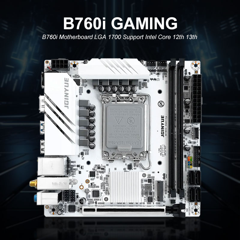 JGINYUE B760I GAMING Mini ITX  - đánh giá và giá Lga1700 Itx Motherboard Ddr5