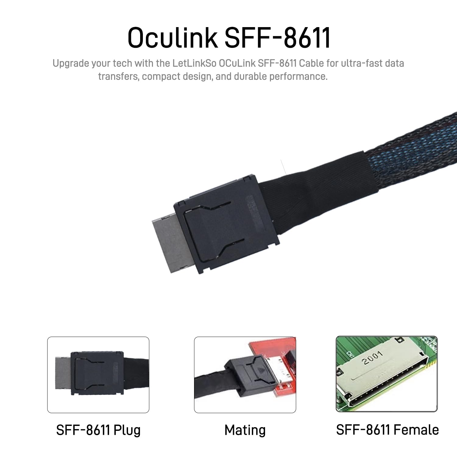 JonISerl Oculink Cable PCIe 4. - đánh giá và giá Oculink Egpu Mini Pc