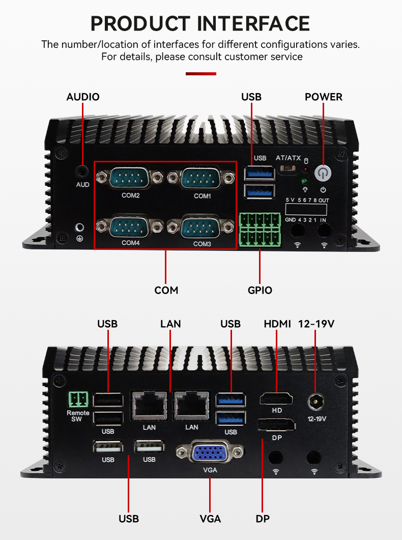Quad Core N95 N97 Mini PC RS48 - đánh giá và giá Fanless Industrial Pc Rs485 Core I7