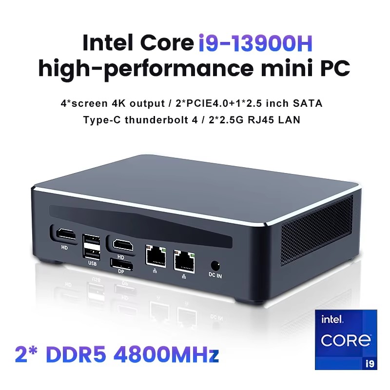 Topton Gaming 4 NAS Mini PC Co - đánh giá và giá Intel Core I9 13900H Mini Pc