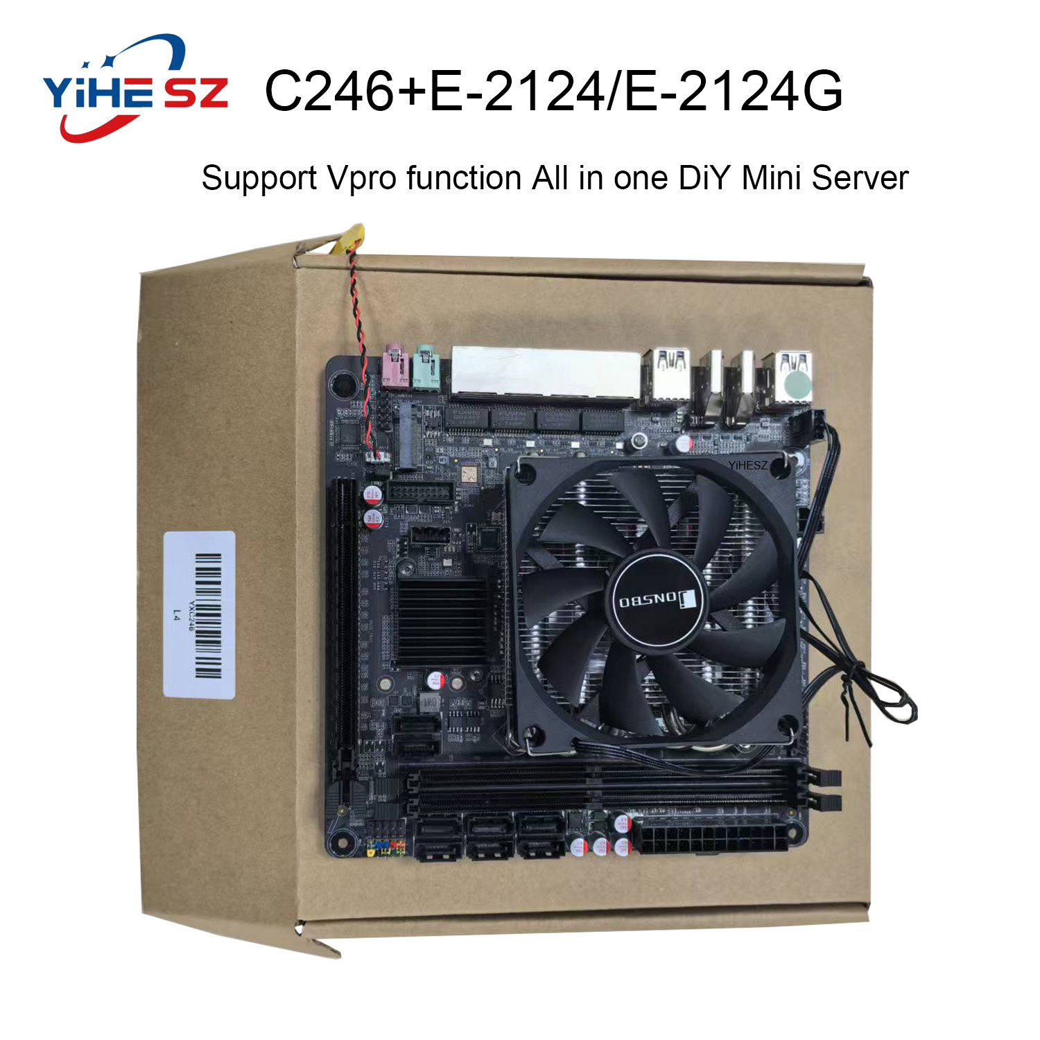 E-2124/2124G C246 Vpro NAS Mot - đánh giá và giá Nas Motherboard 8 Sata Mini Itx